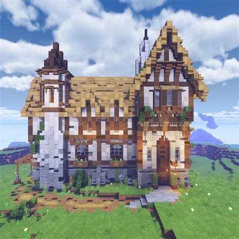 3D Art Map. . Minecraft medieval house